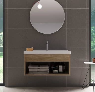 Gabinete com Cuba para Banheiro 100% MDF Berlin Zoff