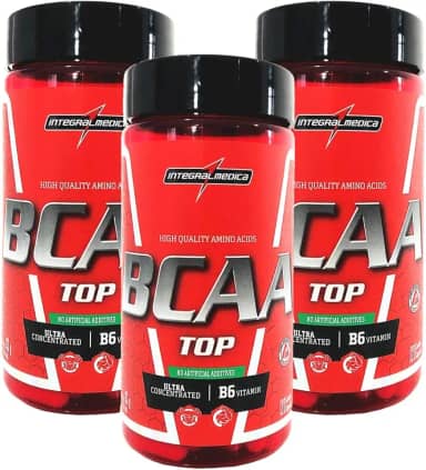 Kit 3X Amino Bcaa Top 120 Cáps Body Size - Integralmédica Integralmédica