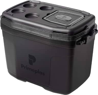 Caixa Térmica Grande 32 Litros Max 360 Primeplas 45 Latas Cor Preto