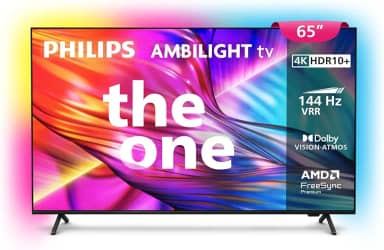 PHILIPS, Smart TV, Ambilight THE ONE 65' 4K 144 Hz, 65PUG8929/78, P5, DTS Play-Fi, Freesync, Dolby Vision e Atmos, 40 WRMS
