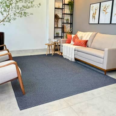 TAPETE 2,00X2,50 QUARTO SALA DE JANTAR RECPÇÃO SALA (Chumbo Quadriculado)