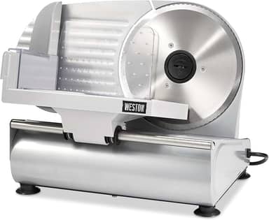 Weston Fatiador Deli elétrico carne 61-0750-W 19,05 cm, aço inoxidável