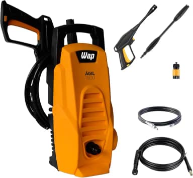 WAP Desobstruidora e Lavadora de Alta Pressão ÁGIL ULTRA 1800, 300L/h, com Mangueira de Desobstrução, 1400W 127V