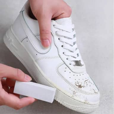 Borracha de formato longo para remover sujeira de tênis, borracha de sapato de cachorro 1P de formato longo.