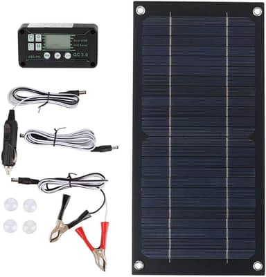 Kit de Painel Solar Com Painel Solar Monocristalino de 600 W e Controlador de Carga de 100 A para Residências, Trailers e Outras Aplicações Fora da Rede, ótimo Desempenho