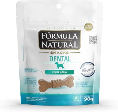 Fórmula Natural Snacks Dental Para Cães Adultos De Médio Porte 90g