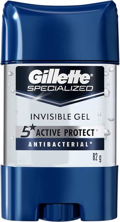 Gillette Desodorante Gel Antitranspirante Antibacterial 82G