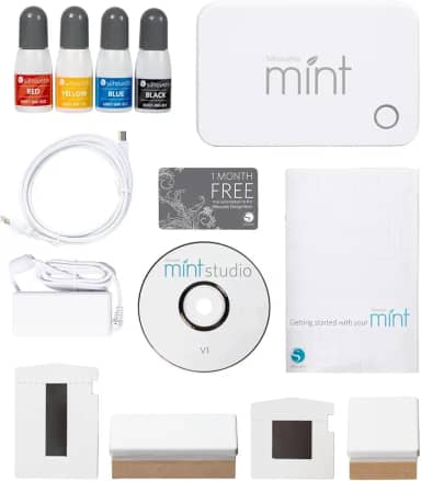 Silhouette America, Impressora personalizada Silhouette Mint (branca) 10 x 10 cm