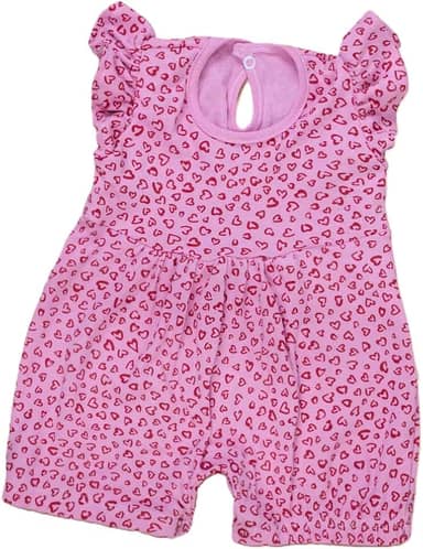 Macacão Curto Estampa Minimalista - Conforto e Estilo para Sua Bebê Era Uma Vez