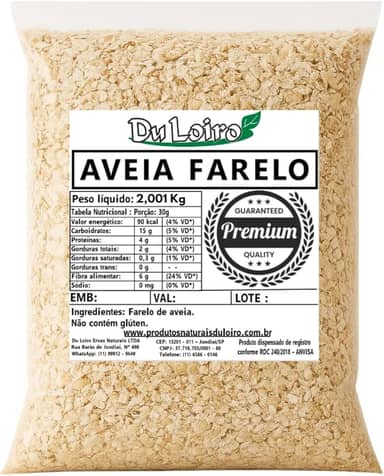 Farelo de Aveia - Saboreal (2,001kg)