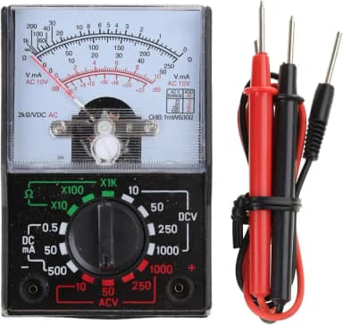 Multímetro analógico corrente CA elétrica OHM decibéis voltímetro amperímetro para experiências de salas de aula de física