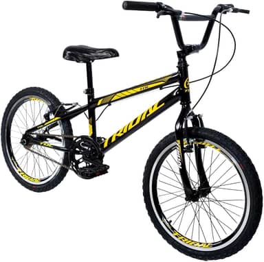 Bicicleta Infantil Aro 20 Bmx Cross Tridal Bike Freios V-Brake