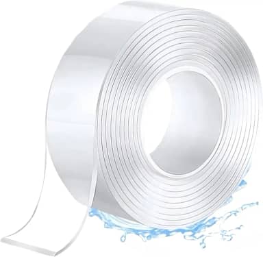 Super Fita Mágica Nano Adesiva Dupla Face Transparente Extra Forte Lavável 3M