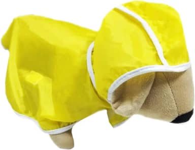 SS Pets Capa De Chuva Amarela Pet Para Cães E Gatos Tamanho Médio Para Cães