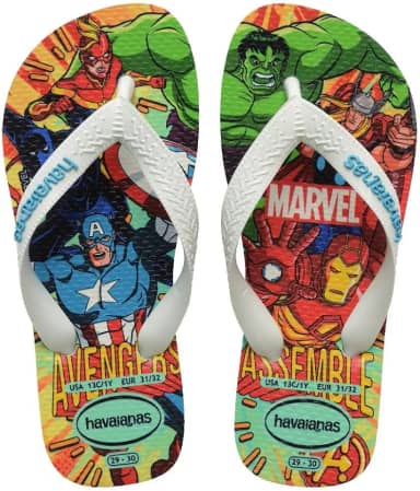 CHINELO Havaianas Kids Top Marvel II -MODELO NOVO! 25/26