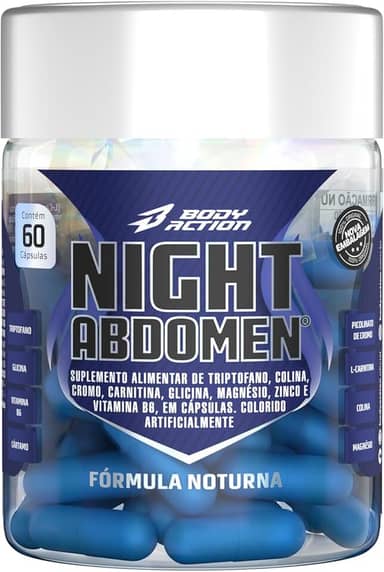 Night Abdomen 60 Cápsulas Bodyaction