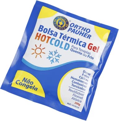 Bolsa Térmica Gel HotCold, Ortho Pauher, Branco