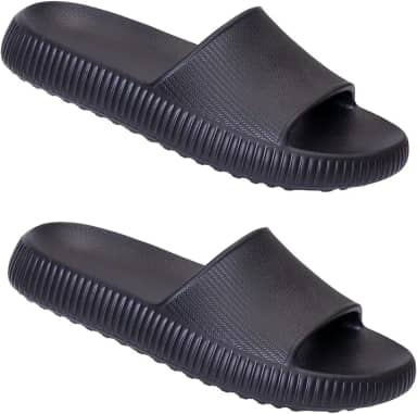Chinelo Nuvem Ortopédico Macio Feminino Masculino Leve (33/34, Preto)
