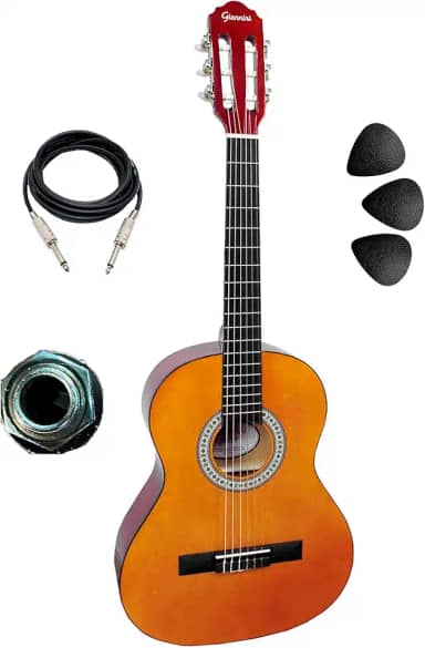 Violão Eletroacústico Giannini N6 Natural Nylon