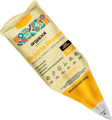 REJUNTE PRONTO PARA USO POLIMÉRICO - ACRÍLICO ESPECIAL COR BRANCO - 0,5 Kg (Madrepérola)