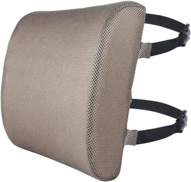 Encosto Lombar Almofada Ortopédica De Cadeira com Alças Ajustáveis - Dr Coluna