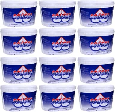 Kit 12 Potes Solgel Solven Original Parafina Gel P/Velas Cristalinas 1kg cada