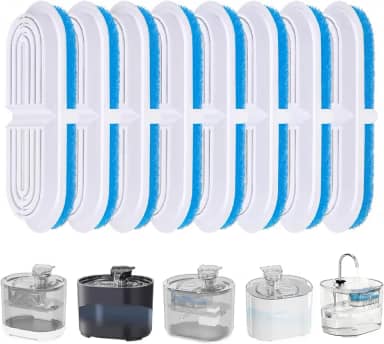 Filtro Refil para Bebedouro de Gatos, Fonte de Água, Pacote com 8 Unidades