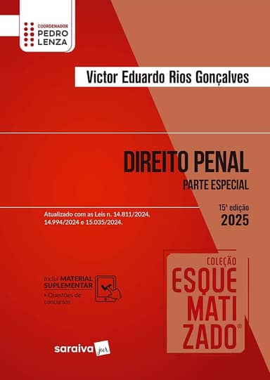 Coleção Esquematizado - Direito Penal - Parte Especial - 15ª Edição 2025