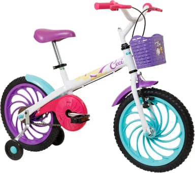 Caloi Bicicleta Infantil Ceci, Aro 16, Branca