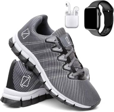 Tênis Masculino Para Corrida Academia e Caminhada + Fone + Relógio Digital
