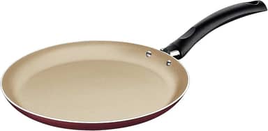 Panquequeira Tramontina Turim em Alumínio com Revestimento Interno e Externo em Antiaderente Starflon Max Vermelha 18 cm