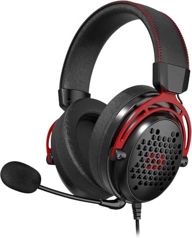 Headset Gamer Redragon Diomedes Preto, Áudio 7.1, Conector 3.5mm - H388