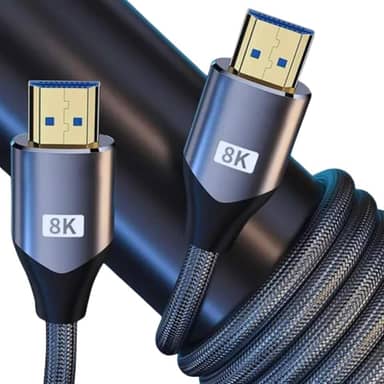 Cb HDMI 8K de 3 m, cb HDMI 2.1 para jogos, suporta 8K a 60Hz, 4K@120Hz, HDR10+ dinâmico, SBTM, VRR, QFT, ALLM, 3D, HDCP 2.3 para PS5, Xbox, Nint Switch, TV, PC, monitor, placa de vídeo Leo Top Store