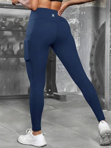 Leggings atléticas para mulheres, roupas de treino com bolso, leggings esportivas para esportes, corrida, ioga, pilates e calças de ginástica
