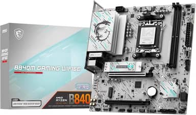 Placa Mãe MSI B840M GAMING WIFI6E (AM5/2xDDR5/HDMI/DisplayPort/M.2/USB 3.2)