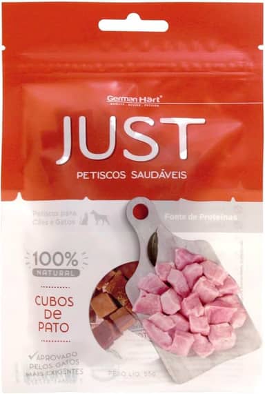 JUST Petisco Saudável - Cubos De Pato