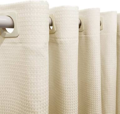 Cortina Tecido Piquet Palha 4,00x2,50 Sala Quarto Cozinha