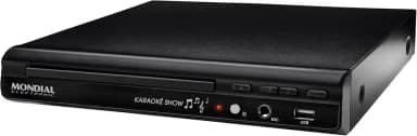 MONDIAL DVD Karaokê USB II, Preto, 25W, Bivolt - D-20