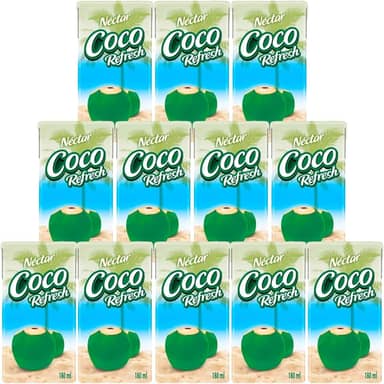 Água de Coco Néctar Coco Refresh 180ml 12 Unidades