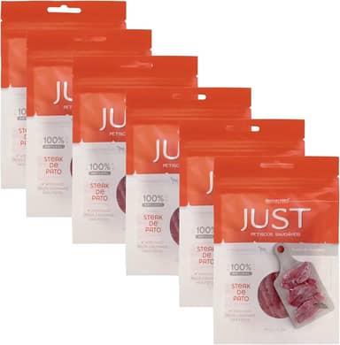 JUST Petiscos Saudáveis Pack com 6 Unidades Sabor Steak de Pato 75G