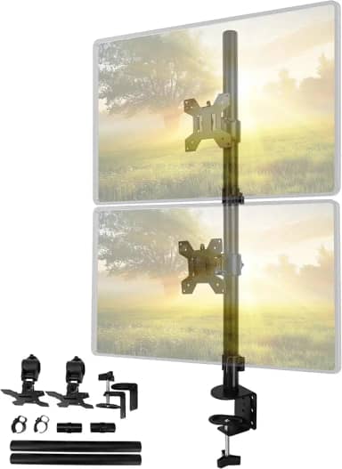 Suporte Monitor, Braço Articulado, Suporte Monitor Vertical para 2 Monitores de 27',