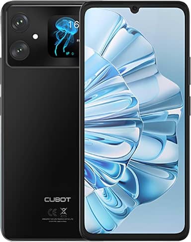 Cubot A20, Smartphone Android 14, 4GB RAM, 128GB, Câmera 48MP, Tela Grande (Preto)