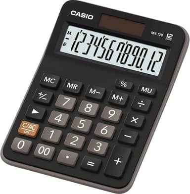 Calculadora de Mesa MX-12B-W4-DC 12 Dígitos Preta Casio