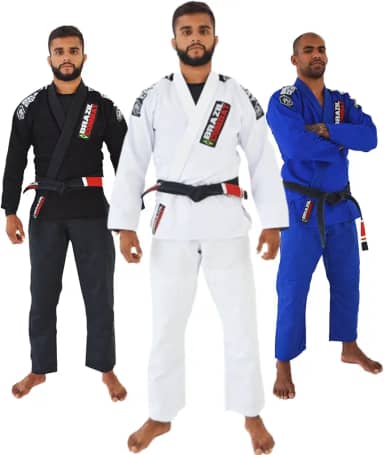 Kimono de Jiu Jitsu Brazil Combat Xtra-lite Competidor Profissional CBJJ IBJJF Unissex Trançado