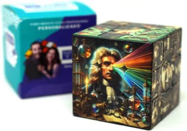 Cubo Mágico Manual do Mundo Ciência Retrô - Cubo Mágico Personalizado Profissional