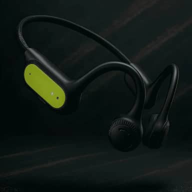 Fone Premium Condução Óssea Bluetooth, Open-Ear, IPX7, 15H Bateria, Esportivo, Leve, Com Microfone, Marca VARENZIA