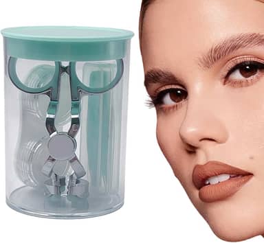 de pálpebras para lentes de contato | Estojo portátil para lentes de contato co pinça - Ferramentas de remoção de lentes de contato de tamanho de viagem para uso externo, iniciantes e Shakven