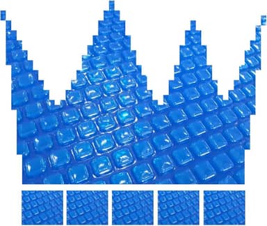 Lona Capa Termica Para Piscina 6x3 Manta Plastica 300 Micras Cores:Azul