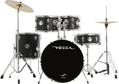 BATERIA ACÚSTICA VOGGA PULSE BUMBO 20' VPD220 MTB (MATTE BLACK)