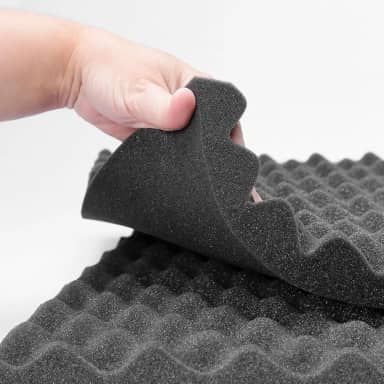 Assento Casca de Ovo Quadrado Almofada Apoio Lombar Espuma Anti Escara (Cinza Escuro)